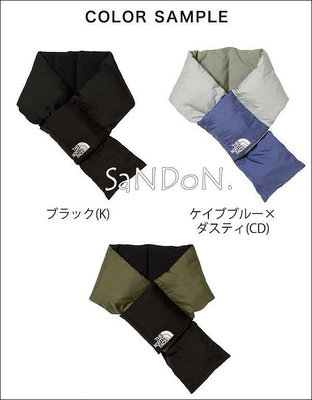 SaNDoN x『THE NORTH FACE』發熱棉材質可以收納撞色經典基礎實用圍巾 231212