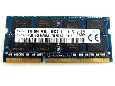 SKhynix海力士8G DDR3L 1600 HMT41GS6AFR8A-PB 低壓筆電記憶體條