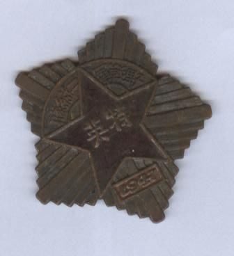 ///李仔糖紀念品*K038 1947年華東野戰軍第二縱隊章-複製品