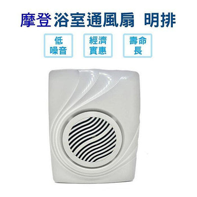 【老王購物網】摩登衛浴 M-680 浴室抽風機 (明排) 窗型 通風扇 排風扇 抽風扇 110v