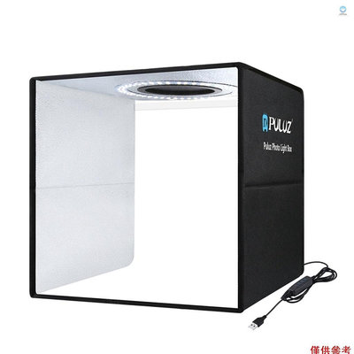 [5S] Puluz 燈箱迷你影樓燈箱帶 6 色背景照片拍攝帳篷套件 80 件 LED 燈室可折疊攝影照明