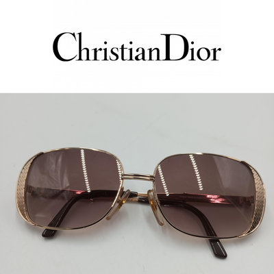 【皮老闆二店】一元起標  5/26晚上結單 二手真品 Christian Dior  太陽眼鏡 VA299