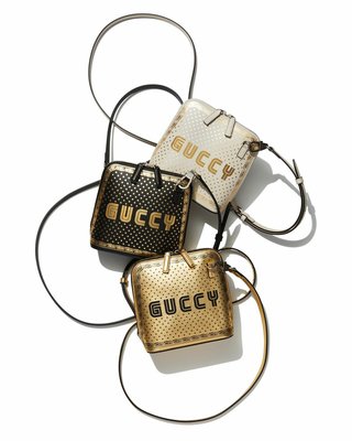 【現貨在台 專櫃5折】Gucci 專櫃真品 GUCCY星星 金屬色系復古貝殼包  相機包（孫芸芸同款）