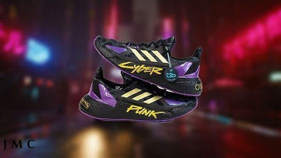 ADIDAS X90004D CYBERPUNK 2077 黑紫金 運動慢跑鞋 男女鞋 FZ3090【ADIDAS x NIKE】