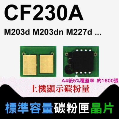 CF230A 碳粉匣 標準容量 專用晶片（單個）＃M203d M203dn M203dw M227d