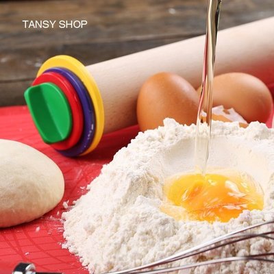 【TANSY SHOP】賣場任選滿三件打95折!烘焙工具 多功能擀麵棍可調節厚度擀麵棍 擀麵桿 帶刻度擀麵棍 櫸木擀麵棍
