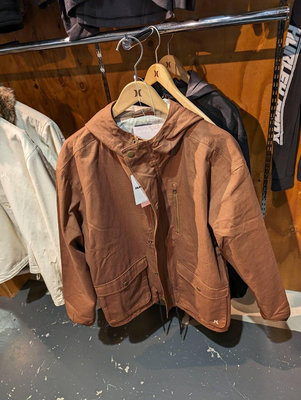 [OneWaY]日本限定 Hurley 外套 軍裝外套 多口袋 卡其 後磅 工裝