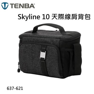 【富豪相機】Tenba Skyline 10 天際線肩背包 ~黑色 側背包 637-621