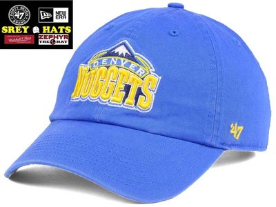 [SREY帽屋]預購＊47 Brand CLEAN UP NBA 丹佛金塊 經典LOGO 美國純正購入 棒球帽 老帽