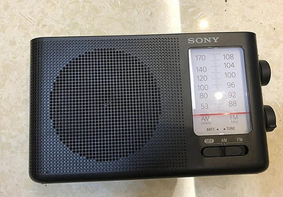 【現貨精選】Sony/索尼ICF-19兩波段復古收音機 適合老人用聲音大操作方便現貨