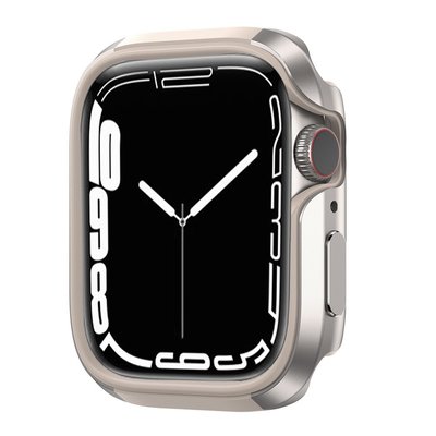 快速出貨❗️複合材質 Apple Watch 通用 Ultra 8 鋁合金 保護殼 雙層 矽膠內裡 防撞 防摔 半包式