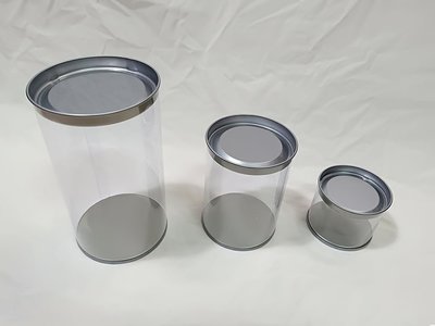 【♥豪美包材♥】專售透明PVC圓筒、塑膠圓桶、透明圓桶、乾燥花圓罐、禮品包裝罐、鐵蓋圓管、凹蓋圓桶-透明馬口鐵圓桶