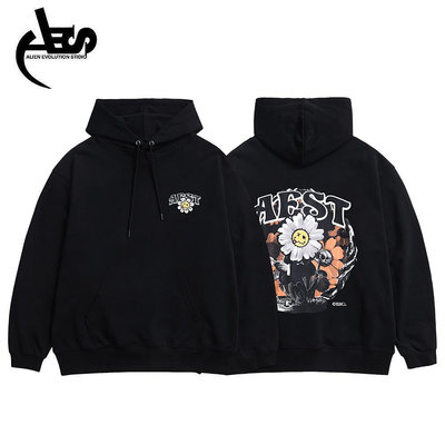 [NMR] 現貨 AES x MiNG YU 23 A/W Happy But Troubled Hoodie 聯名笑臉圖像印花帽Tee