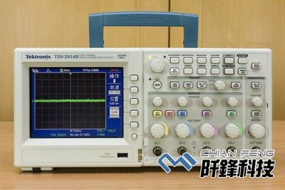 【阡鋒科技 專業二手儀器】太克 Tektronix TDS2014B 100MHz, 1GS/s 4ch. 示波器