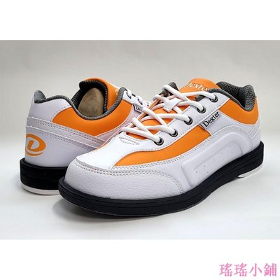 瑤瑤小鋪Dexter DX 白/橙色 保齡球鞋(右手用)