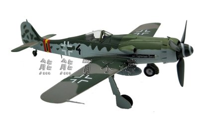 [在台現貨#37265] 二戰德國 百舌鳥 戰鬥機 FW190 JG54聯隊 FW-190D-9 1/72 飛機模型