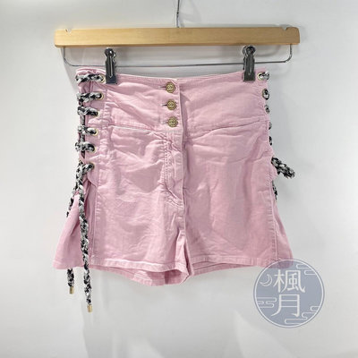 BRAND楓月  CHANEL  粉紅綁繩短褲  #36 香奈兒 精品 休閒 服飾 風格 穿搭 時尚