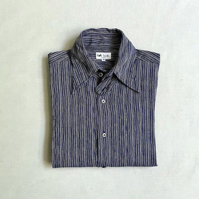 日本製造 Paul Smith Woven LS Shirts 英倫經典 純棉 特殊編織 劍領 長袖襯衫 vintage