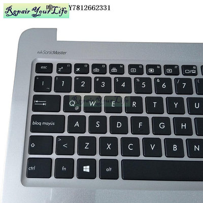 電腦零件華碩ASUS K501 K501LB K501U A501U A501L V505L 背光鍵盤C殼LA筆電配件