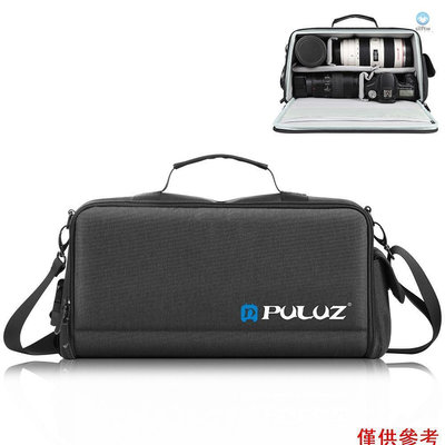 [5S] Puluz PU5016B 相機吊帶包防震相機包大容量單肩包適用於數碼單反相機/單反/無反光鏡相機可折疊相機包