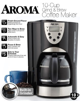 AROMA 自動磨豆 美式咖啡機玻璃壺 咖啡壺 (ACM-900GB)