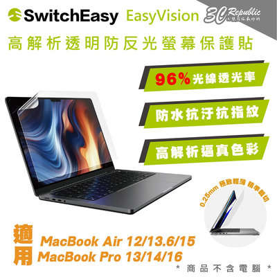 SwitchEasy EasyVision 螢幕貼 保護貼 MacBook Air Pro 13 14 15 16 吋