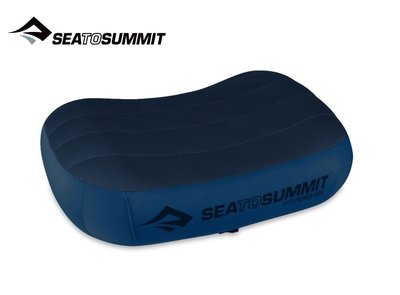 -滿3000免運-[雙和專賣店] SEA TO SUMMIT 50D 充氣枕 加大版/STSAPILPREMLN/海軍藍