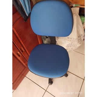 二手 椅子 辦公椅 電腦椅 旋轉椅 藍色