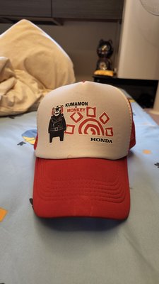 日本 HONDA 出品 Kumamon 熊本熊網帽卡車帽 !!稀少品!! 二手少戴500下標就賣