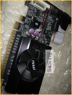 JULE 3C會社-微星MSI N610GT-MD2GD3 GT610/DDR3/2GB/軍規/HDMI/保內 顯示卡