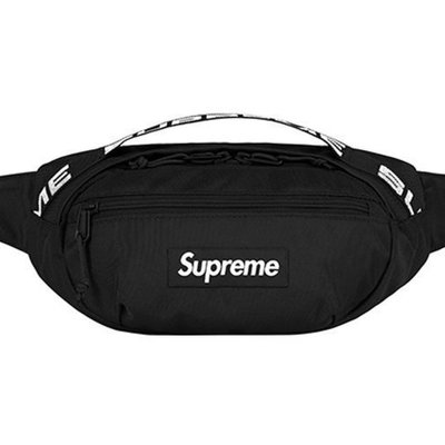 【Basa Sneaker】 2018ss Supreme Waist Bag 腰包44TH 黑色全新