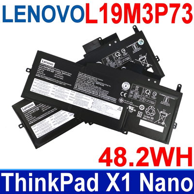 LENOVO L19M3P73 3芯 原廠電池 L19M3P72 SB10T83205 ThinkPad X1 Nano