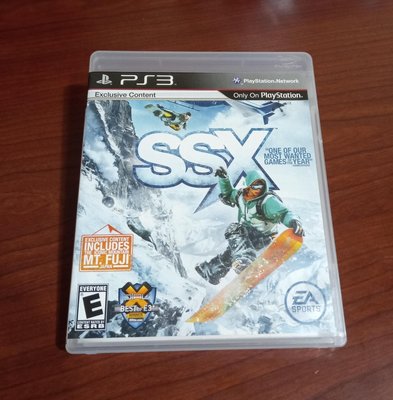 2件免運 PS3 極限滑雪板 SSX 英文版
