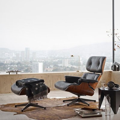特價北歐真皮伊姆斯躺椅Eames設計師單人沙發椅輕奢高端簡約休閑椅子