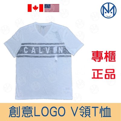 【WE BEST】Calvin Klein CK LOGO創意圖案V領短T 空運來台 現貨 T-Shirt 情人節禮物