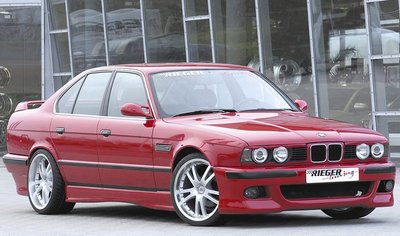 【樂駒】RIEGER BMW 5-series E34 front bumper 前保桿 保險桿 霧燈 改裝 空力 外觀