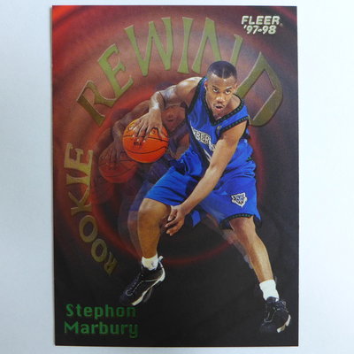 ~ Stephon Marbury ~ 1997年FLEER NBA球星/史蒂芬·馬布里 幻影特殊卡