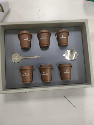 星宇航空迷你咖啡杯(空杯,無咖啡粉)含咖啡攪拌棒(品牌收藏用)