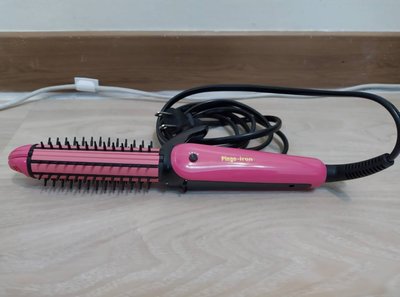 Pingo-iron 品工 粉紅陶瓷電棒捲髮梳 25mm(電棒梳 捲髮器環球電壓) S3500