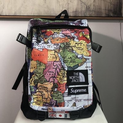 The north face sale supreme map