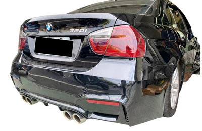 達宏車體 - BMW E90 前期 後期 類 M4 款 後保桿 PP 素材 後大包 需改排氣管