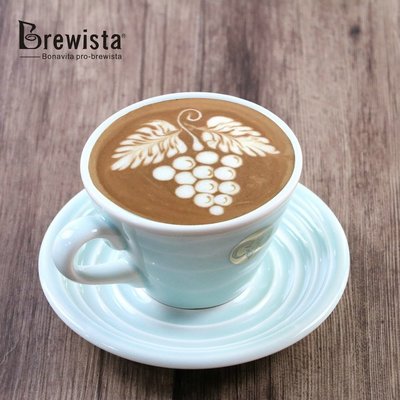 拉花杯Brewista卡布奇諾咖啡杯 專業級比賽意式拉花杯 240ml闊口陶瓷杯-雙喜生活館