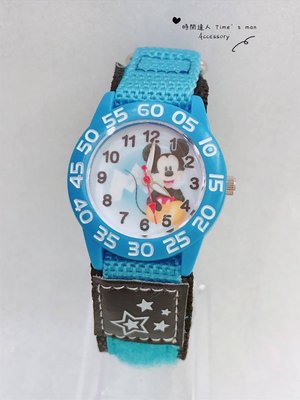 [時間達人]迪士尼兒童錶 Disney授權 台灣製 兒童錶 迪士尼 尼龍錶 帆布帶 學習錶 米妮 米奇 米老鼠 日本機芯