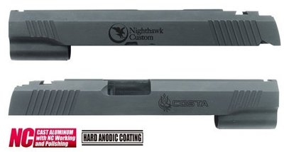JHS（金和勝 ）HI-CAPA 5.1 Custom 鋁合金滑套(Nighthawk/黑色) CAPA-21(N)BK