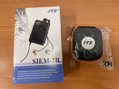 【六絃樂器】全新 JTS 腰掛 SIEM-2R +耳機 IE-1 耳道式耳機 / 搭配 SIEM-2 使用