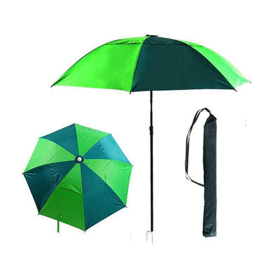 新品釣魚傘2米萬向防曬傘黑膠防雨傘2.2米折疊垂釣傘遮陽傘防紫外線傘