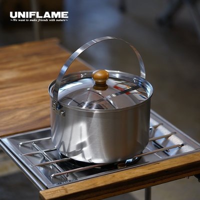 uniflame Fan5 DX/Duo戶外多人套鍋廚具野炊野餐野營露營不銹鋼鍋~特價