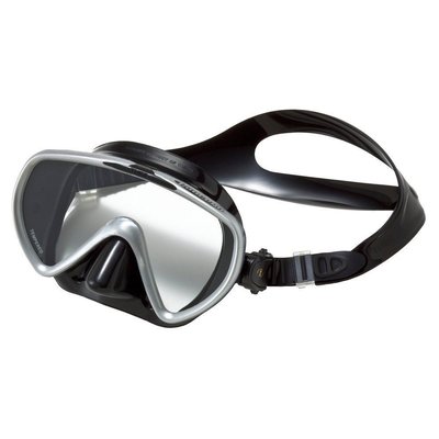 台灣潛水---TUSA M-17 新款廣角超薄面鏡(黑矽膠銀框)