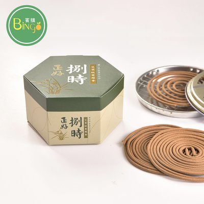 [Bingo-賓購］正好艾草盤香8H 台灣製造 天然艾草 露營法寶