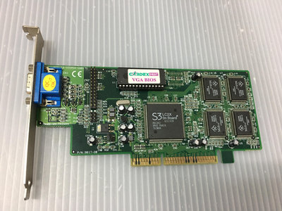 電腦雜貨店→ AGP 顯示卡 S3晶片 二手良品 1片$300